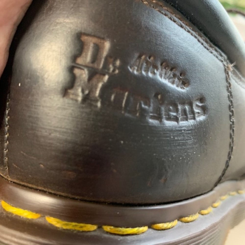 Doc Dr. Martens 5 Eye Padded Collar Oxford Gouche Crazy Horse US 11 - Picture 6 of 8